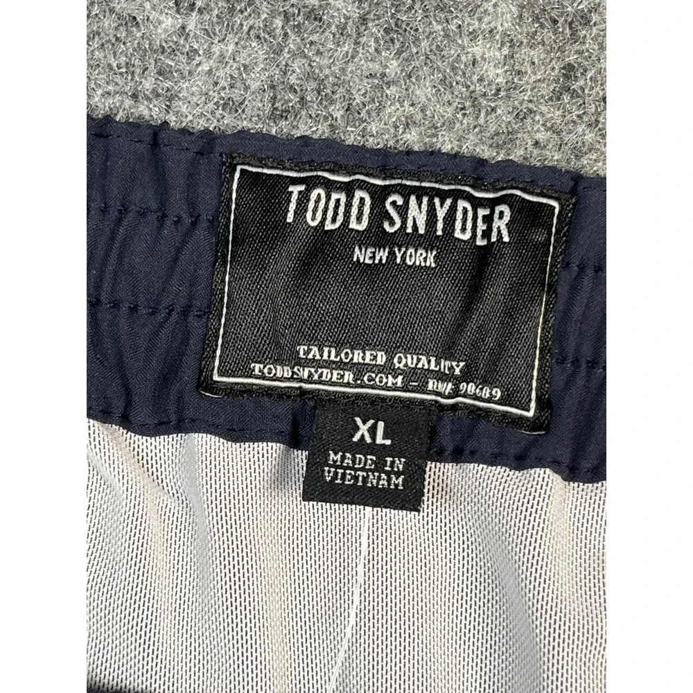 Todd Snyder New‎ York Men XLClassic Navy Solid Weekend Swim Shorts